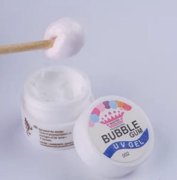 Πλαστελίνη Bubble Gum gel 002 White Master